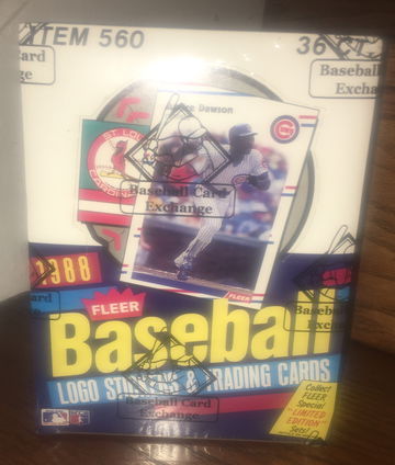 1988 Fleer Baseball BBCE FASC