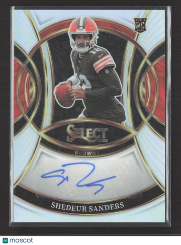 2026 Panini Select Prizm Shedeur Sanders #RSI-SSS RC Auto