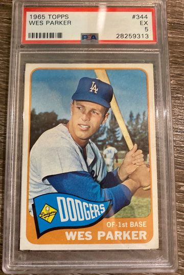 Wes Parker 1965 Topps PSA 5