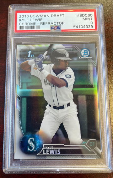 2016 Kyle Lewis Bowman Chrome 1st Refractor!