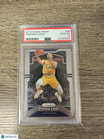 2019 Panini Prizm Stephen Curry #98 PSA 10