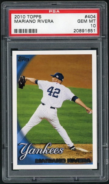 2010 Topps Mariano Rivera #404 PSA 10