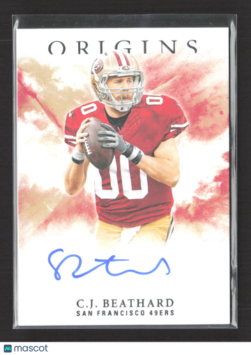 2017 Panini Origins Football C.J. Beathard #RA-CB Auto
