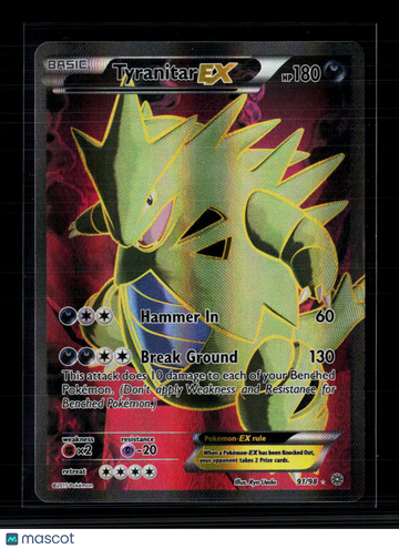 2015 Ancient Origins Tyranitar EX Holo Rare FA #91/98