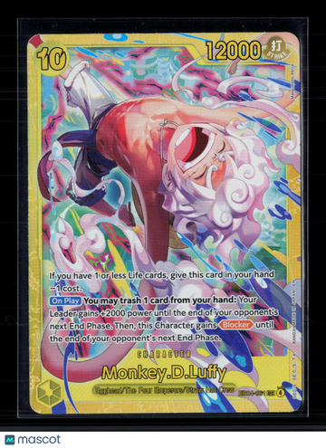 2024 One Piece Card Game Two Legends Monkey.D.Luffy Holo Alt Art Super Rare