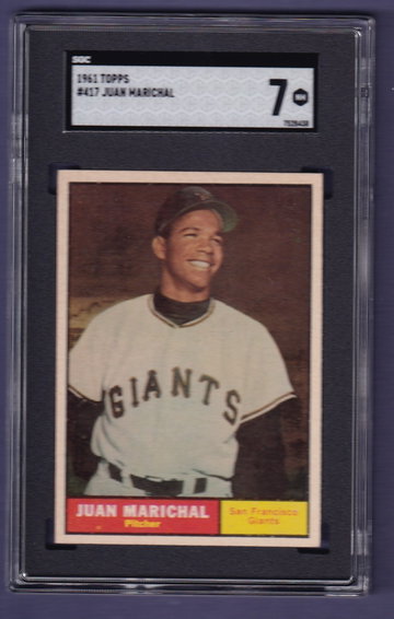 1961 Topps #417 Juan Marichal SGC 7
