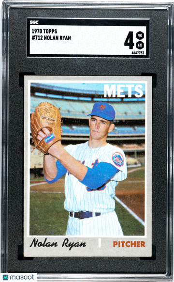 1970 Topps Nolan Ryan #712 SGC 4