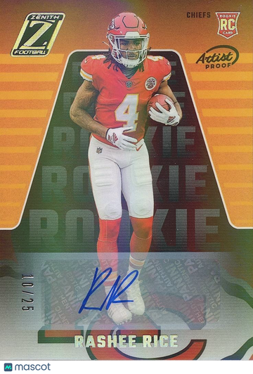 2023 Panini Zenith Rashee Rice Rookie Panini Authentic