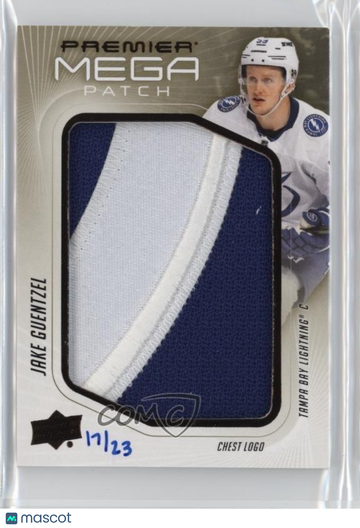 2024-25 Upper Deck Premier - Mega Patch - Chest Logo Jake Guentzel #PMP-JG Chest Logo 17/23