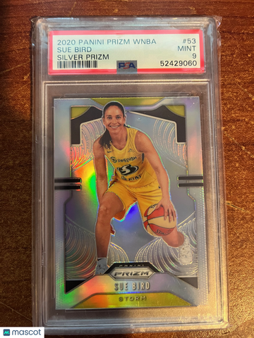 2020 Panini Prizm WNBA Sue Bird #53 Silver Prizm PSA 9