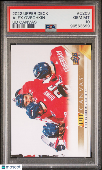 2022-23 Upper Deck UD Canvas Alex Ovechkin #C203 PSA 10