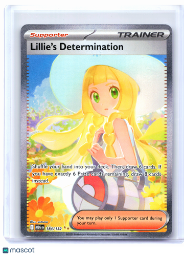 Mega Evolution Base Set Lillie's Determination Holo Special Illustration Rare #184/132