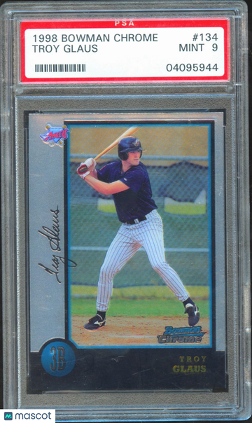 Troy Glaus 1998 Bowman Chrome PSA 9