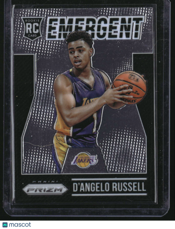 2015-16 Panini Prizm D'Angelo Russell #18 Emergent Los Angeles Lakers