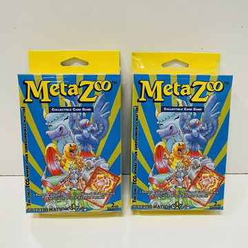 💎 Sealed Lot of 2x Metazoo Cryptid Nation 2nd Edition Wal-Mart Hangers Promo Piasa Bird 🔥 BLUE INK ✒️