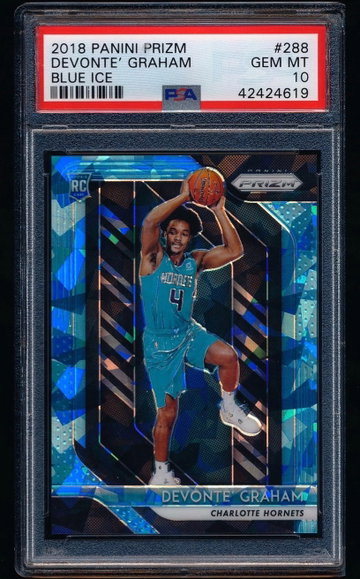 Devonte Graham 2018 Prizm Blue Ice RC /99