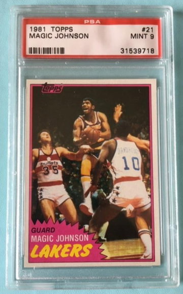 Magic Johnson 1981 Topps