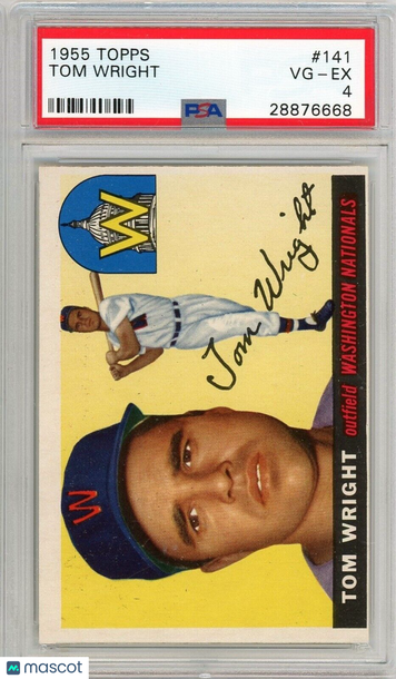 1955 Topps Tom Wright #141 PSA 4 P1333
