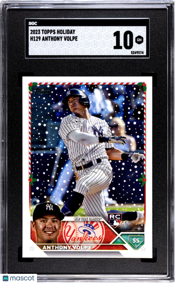 2023 Topps Holiday Anthony Volpe #H129 SGC 10