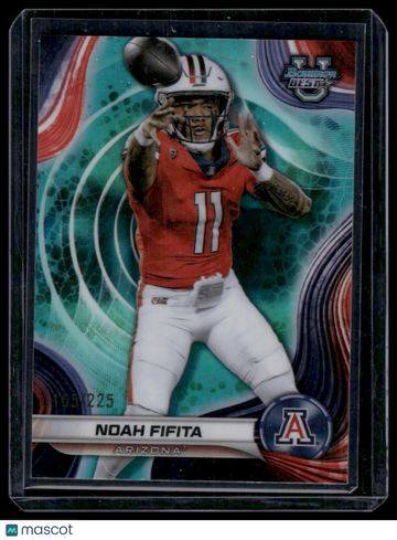 2024 Bowman University Best Noah Fifita #79 Aqua Refractor SN