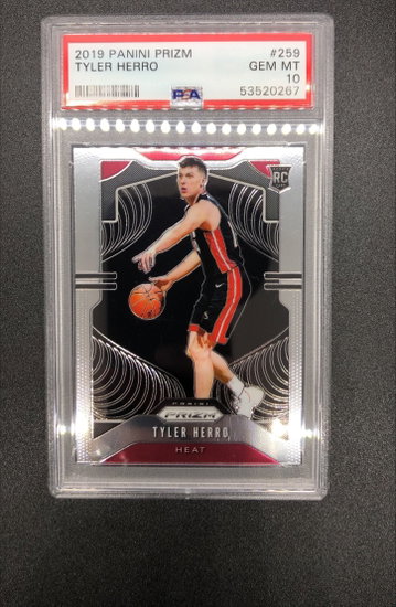 2019 Prizm TYLER HERRO #259 Rookie PSA 10
