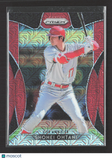2019 Panini Prizm Shohei Ohtani #153 Red Mosaic