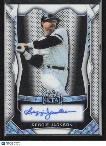 2025 Leaf Metal Reggie Jackson #MA-RJ1 Blue Wave /7