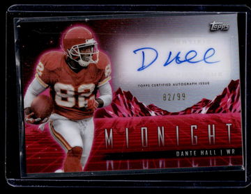2024 Topps Midnight Football Horizon Signatures Dante Hall #HZS-DH Auto /99