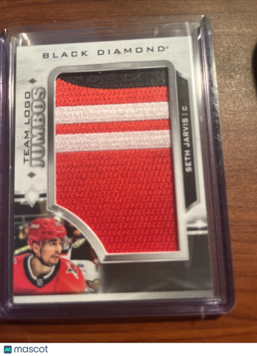 2023-24 Upper Deck Black Diamond Seth Jarvis Diamond Insert