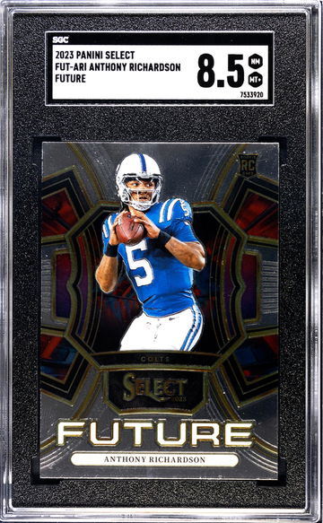 2023 Panini Select Future Anthony Richardson #FUT-ARI RC SGC 8.5