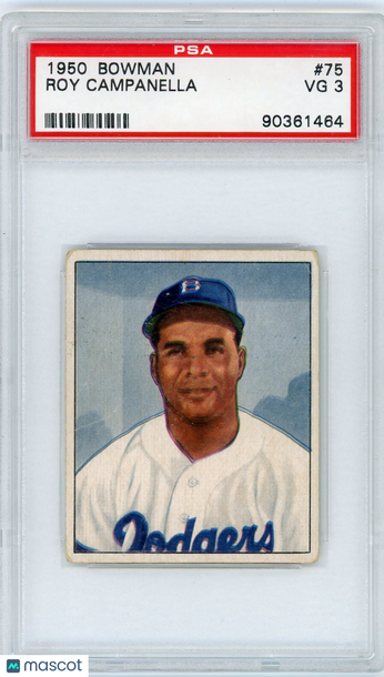 1950 Bowman Roy Campanella #75 PSA 3