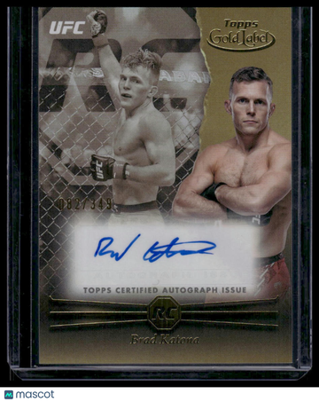 2024 Topps Gold Label UFC Brad Katona #RCA-BRK Rookie Autographs AU