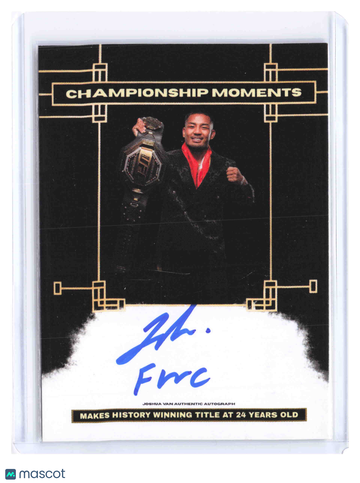 2024 Champions Collection Championship Moments Joshua Van #CM-JV