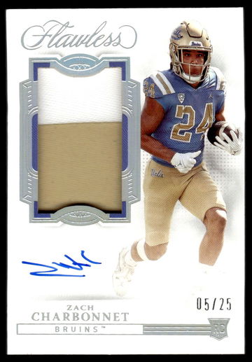 2023 Panini Flawless Collegiate Zach Charbonnet #RPAV-ZAC RC RPA /25