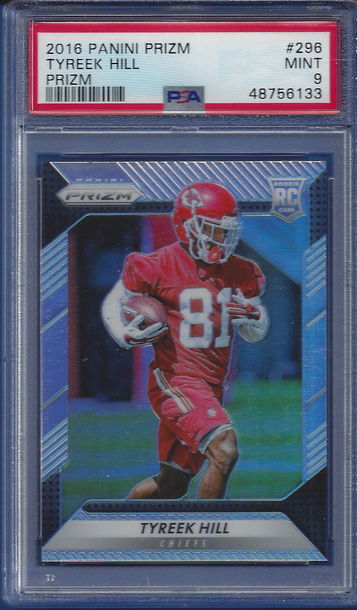 2016 Panini Prizm Tyreek Hill Prizm #296 PSA 9 (BillsGridironGreats