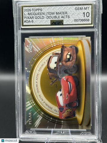 2025 Topps Chrome Pixar GOLD AGS 10