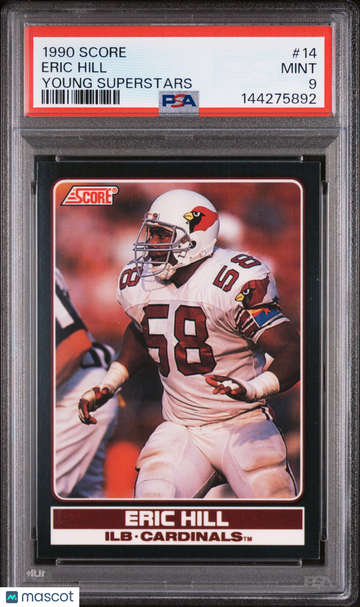 1990 Score Young Superstars Eric Hill #14 PSA 9