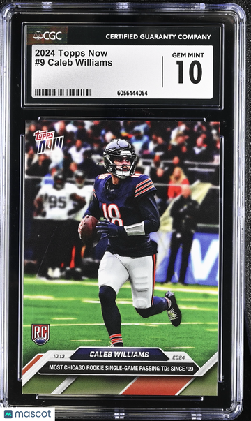 2024 Topps Now Caleb Williams #9 CGC 10