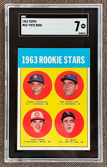 1963 Pete Rose #537 SGC 7