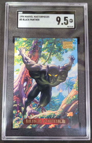 Black Panther 1995 Marvel Masterpieces SGC 9.5