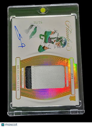 2025 Panini Flawless Braelon Allen #RPA-BAN /25 Autograph Patch