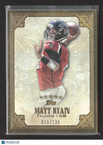 2012 Topps Five Star Matt Ryan #26 030/139