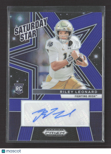 2025 Panini Prizm Draft Picks Saturday Star Riley Leonard #SSS-RLD /75 RC