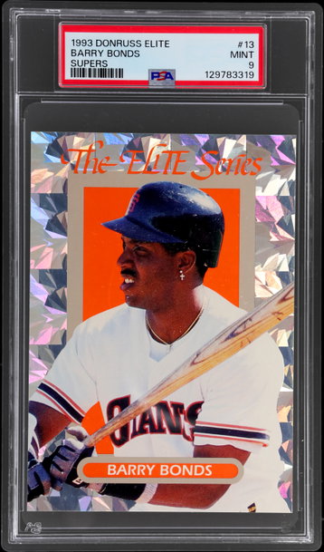 1993 Donruss Elite Barry Bonds Supers PSA 9