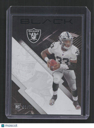 2020 PANINI BLACK FOOTBALL LYNN BOWDEN JR #132 /75 RC SN,RC,/75