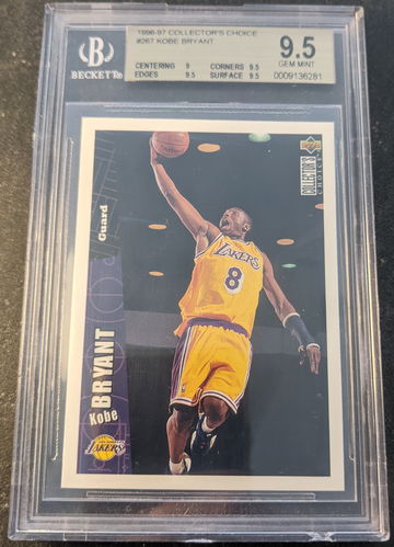 1996 Upper Deck Collectors Choice Kobe Bryant BGS 9.5