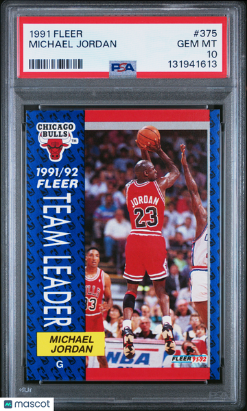 1991 Fleer Michael Jordan #375 PSA 10