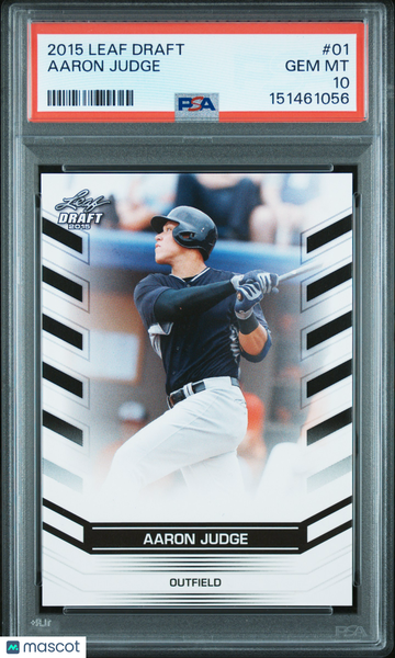Aaron Judge 2015 Leaf Draft PSA 10
