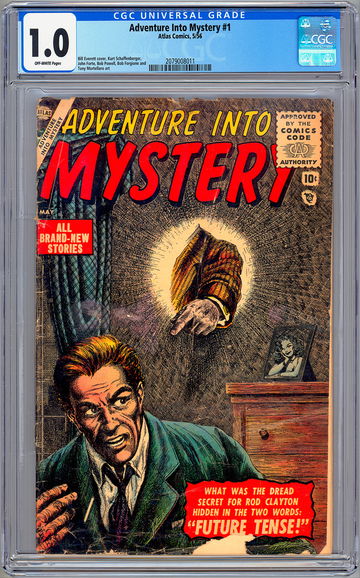 ADVENTURE INTO MYSTERY #1 CGC 1.0 CLASSIC GOLDEN AGE HORROR EVERETT ATLAS 1956