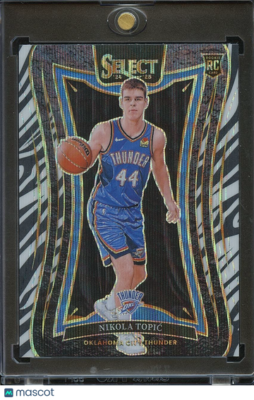 2024-25 Panini Select Nikola Topic #396 Zebra Prizm Rookie